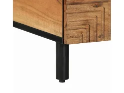 Mesa De Centro| Mesa de centro | Mesa de apoio | Mesa de café com gaveta 80x54x40 cm Castanho