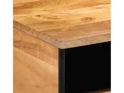 Mesa De Centro| Mesa de centro | Mesa de apoio | Mesa de café com gaveta 80x54x40 cm Castanho