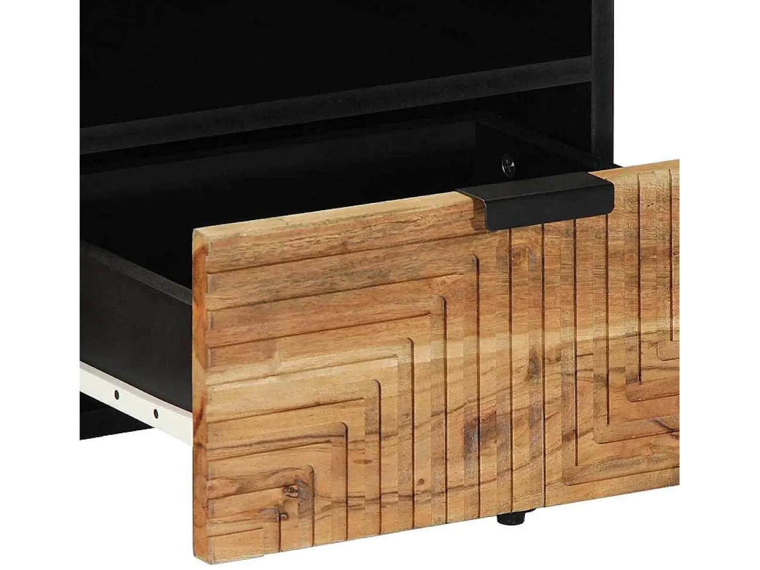 Mesa De Centro| Mesa de centro | Mesa de apoio | Mesa de café com gaveta 80x54x40 cm Castanho