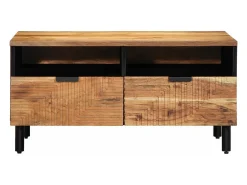 Mesa De Centro| Mesa de centro | Mesa de apoio | Mesa de café com gaveta 80x54x40 cm Castanho