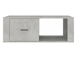 Best Mesa de centro | Mesa de apoio 100x50.5x35 cm derivados madeira cinza cimento Cinzento