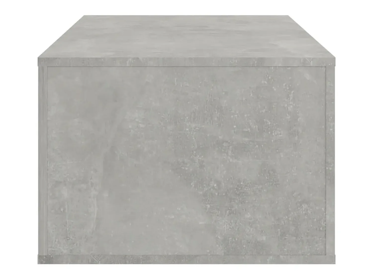 Best Mesa de centro | Mesa de apoio 100x50.5x35 cm derivados madeira cinza cimento Cinzento