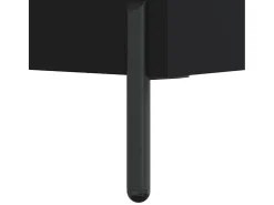 Mesa De Centro| Mesa de centro | Mesa de apoio 50x50x40 cm derivados de madeira Preto
