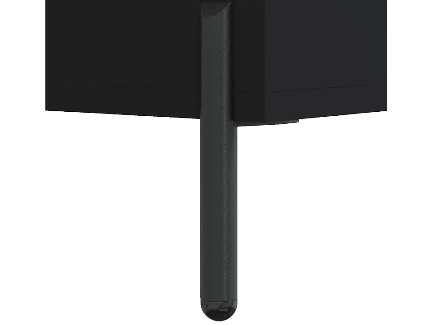 Mesa De Centro| Mesa de centro | Mesa de apoio 50x50x40 cm derivados de madeira Preto