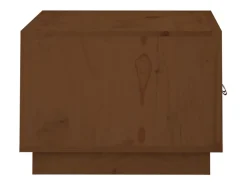 Mesa De Centro* Mesa de centro | Mesa de apoio 80x50x35 cm pinho maciço mel Castanho