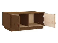 Mesa De Centro* Mesa de centro | Mesa de apoio 80x50x35 cm pinho maciço mel Castanho