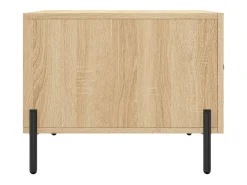 Mesa De Centro| Mesa de centro | Mesa de apoio 50x50x40 cm derivados de madeira carvalho sonoma Castanho