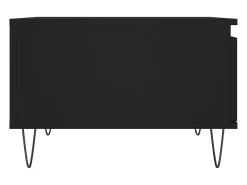 Mesa De Centro* Mesa de centro | Mesa de apoio 55x55x36.5 cm derivados de madeira Preto