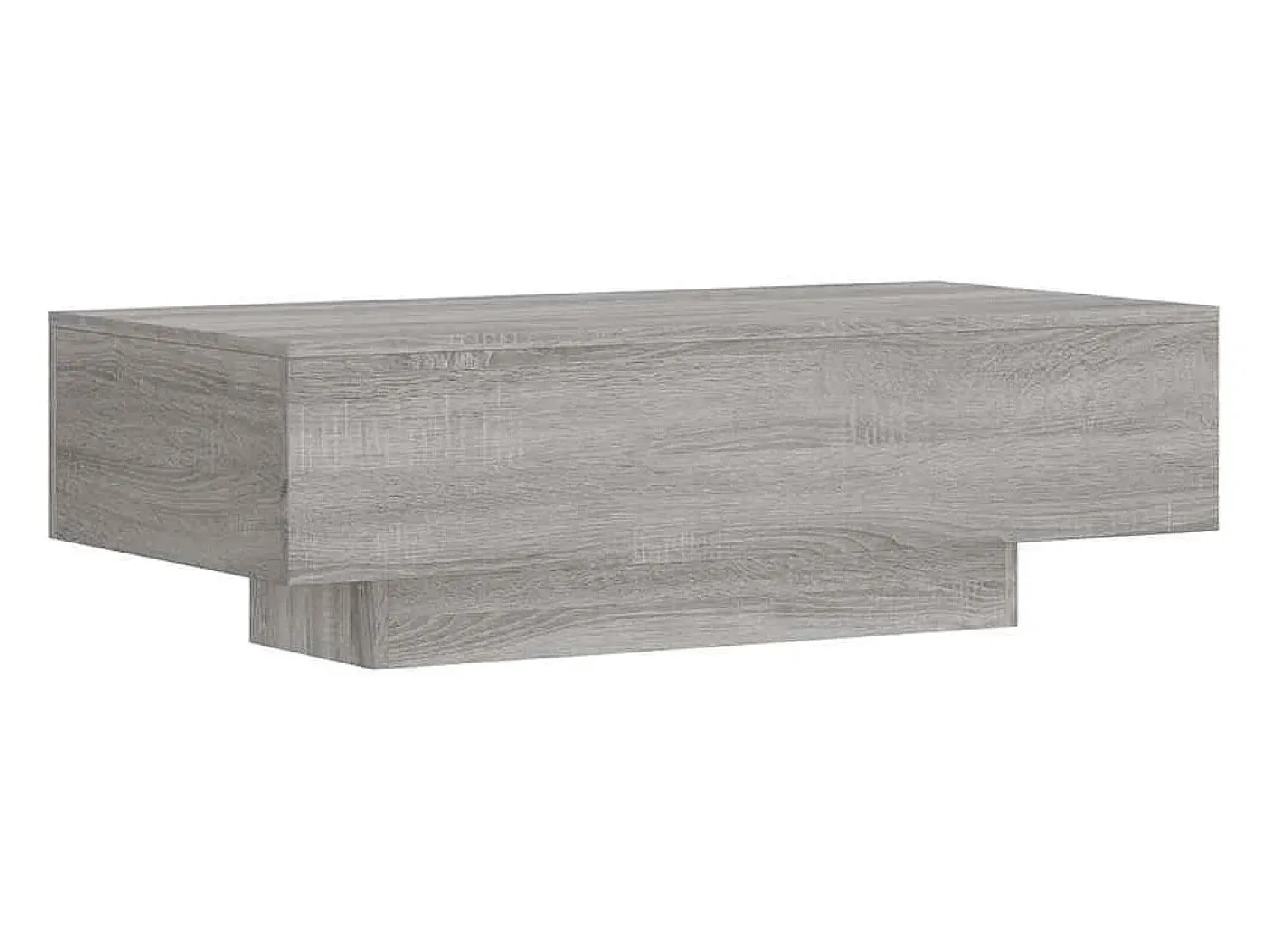Mesa De Centro* Mesa de centro | Mesa de apoio 100x49.5x31 cm derivados de madeira cinza sonoma Cinzento