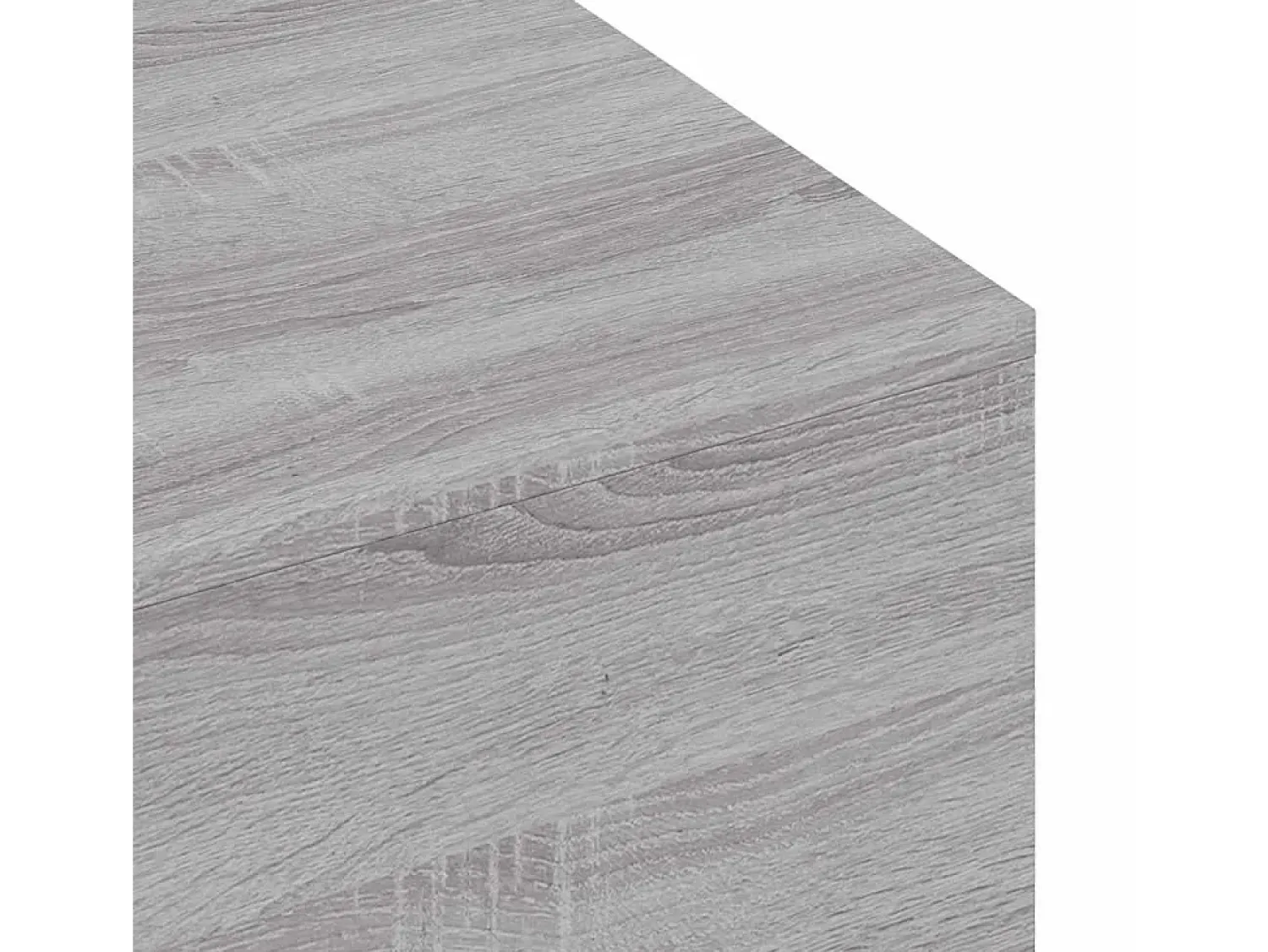 Mesa De Centro* Mesa de centro | Mesa de apoio 100x49.5x31 cm derivados de madeira cinza sonoma Cinzento