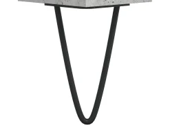Mesa De Centro* Mesa de centro | Mesa de apoio 90x50x36.5 cm derivados madeira cimento Cinzento