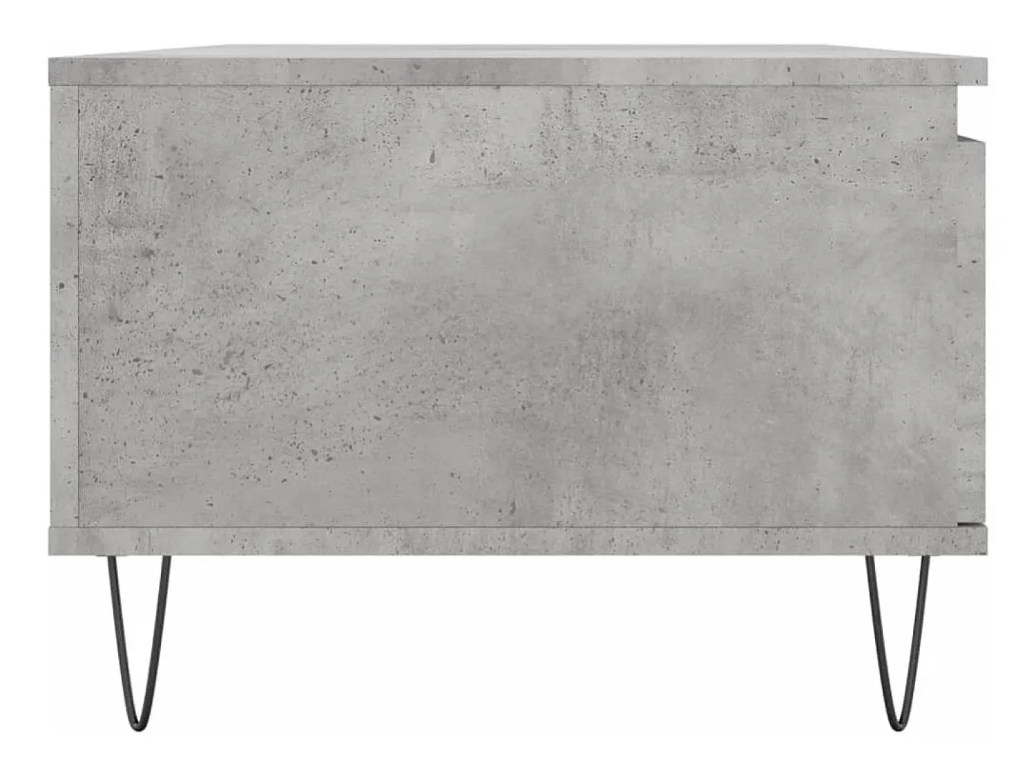 Mesa De Centro* Mesa de centro | Mesa de apoio 90x50x36.5 cm derivados madeira cimento Cinzento