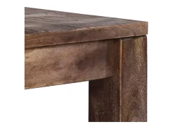 Sale Mesa de centro | Mesa de apoio | Mesa de café 50x50x35 cm madeira de mangueira maciça Castanho