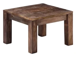Sale Mesa de centro | Mesa de apoio | Mesa de café 50x50x35 cm madeira de mangueira maciça Castanho