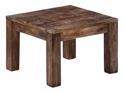 Sale Mesa de centro | Mesa de apoio | Mesa de café 50x50x35 cm madeira de mangueira maciça Castanho