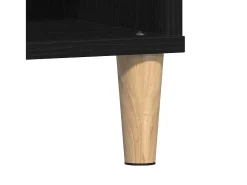 Mesa De Centro| Mesa de centro | Mesa de apoio Carvalho 60x60x30 cm Preto