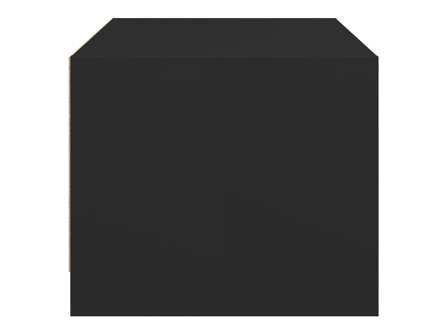 Mesa de centro | Mesa de apoio c/ portas de vidro 68x50x42 cm^ Mesa De Centro