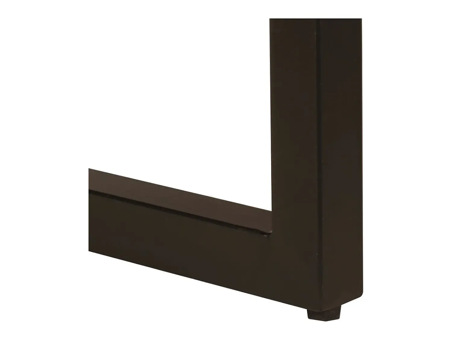 Mesa De Centro* Mesa de centro | Mesa de apoio | Mesa de café 100x50x35 cm madeira recuperada maciça e aço Castanho