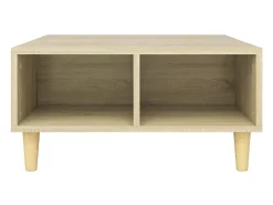 Mesa de centro | Mesa de apoio 60x60x30 cm derivados de madeira carvalho sonoma^ Mesa De Centro