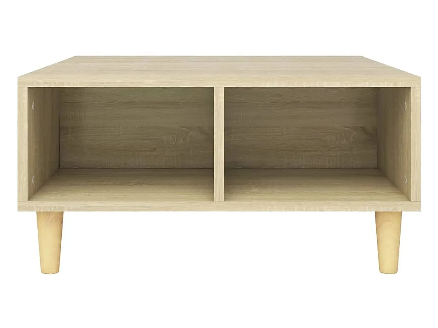 Mesa de centro | Mesa de apoio 60x60x30 cm derivados de madeira carvalho sonoma^ Mesa De Centro