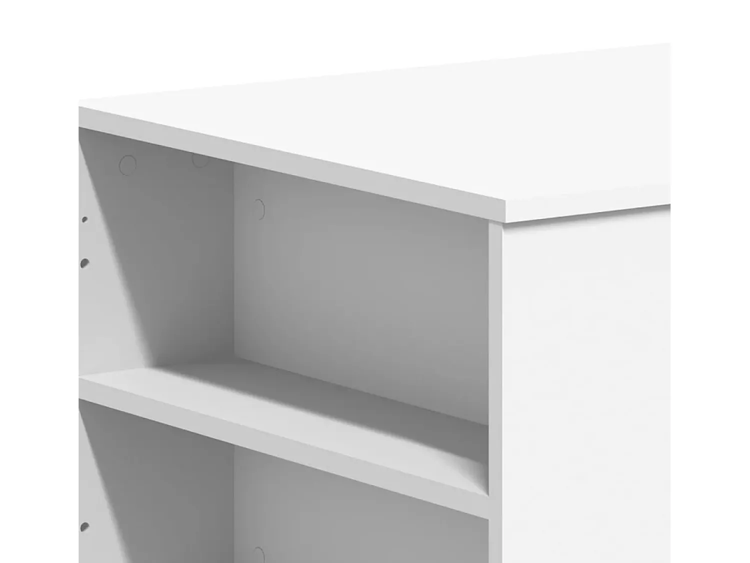 Mesa De Centro* Mesa de centro | Mesa de apoio 102x55x42 cm derivados de madeira Branco