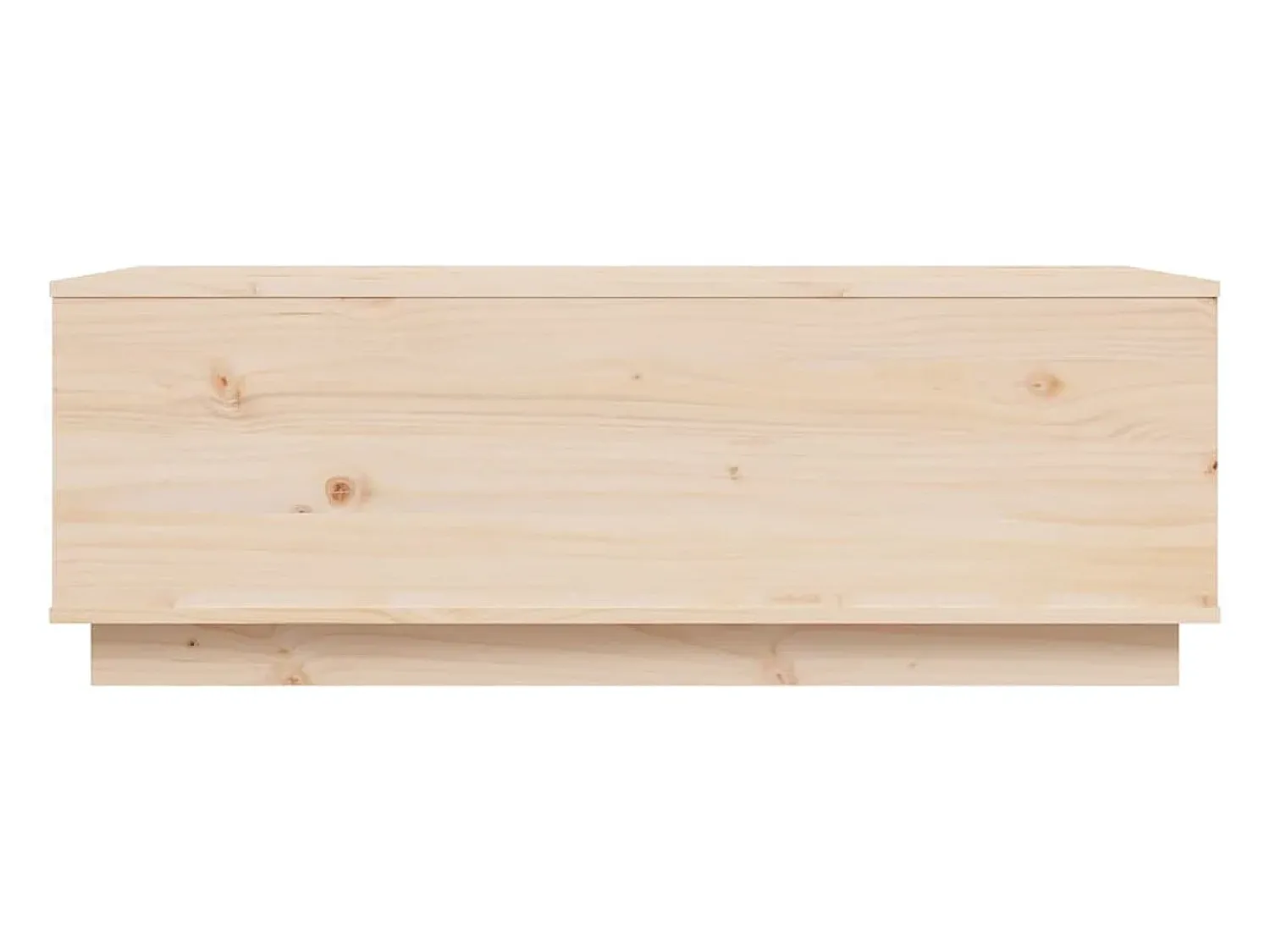 Clearance Mesa de centro | Mesa de apoio | Mesa de café 100x50x35 cm pinho maciço Castanho