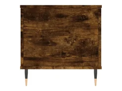 Mesa De Centro* Mesa de centro | Mesa de apoio 90x44.5x45 cm derivados madeira carvalho fumado Castanho