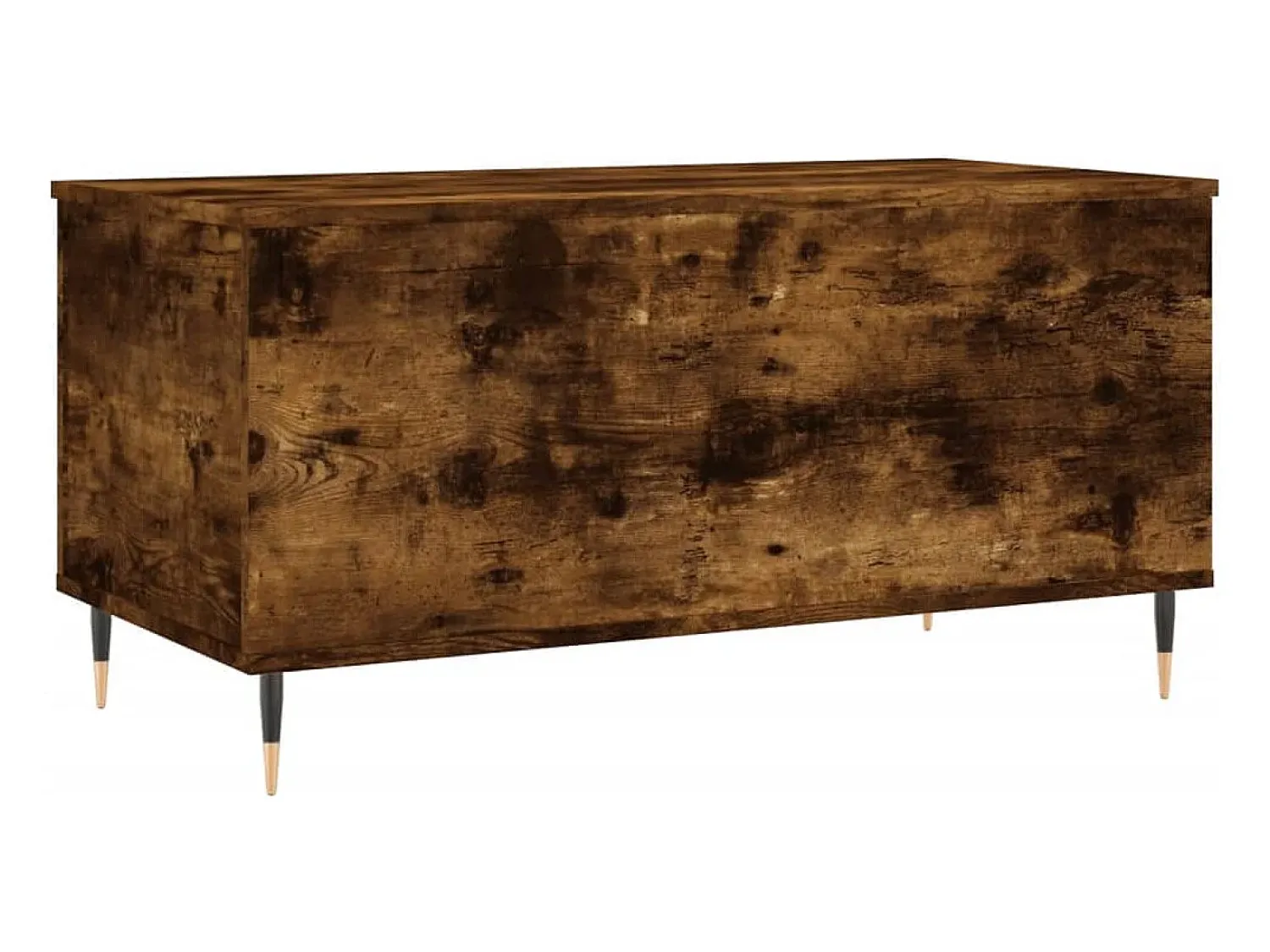 Mesa De Centro* Mesa de centro | Mesa de apoio 90x44.5x45 cm derivados madeira carvalho fumado Castanho