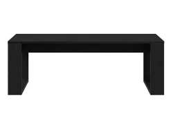 Best Mesa de centro | Mesa de apoio | Mesa de Café Carvalho 102x50x35 cm Madeira processada Preto