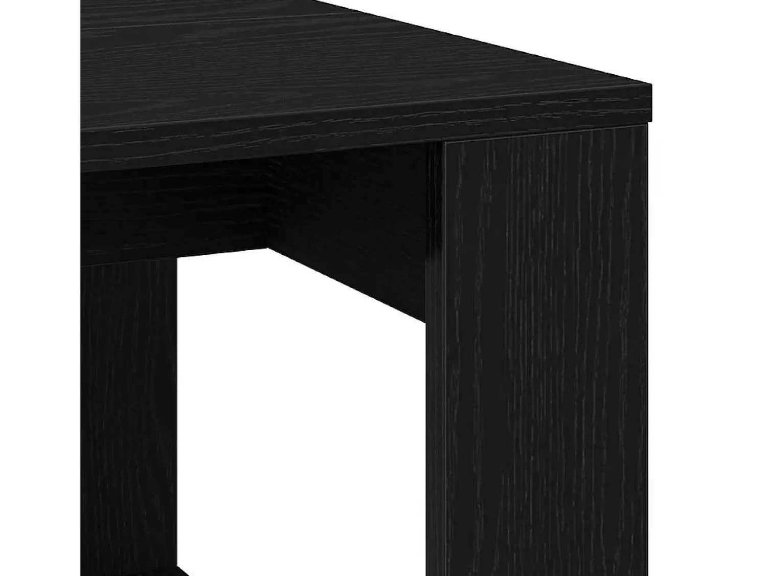 Best Mesa de centro | Mesa de apoio | Mesa de Café Carvalho 102x50x35 cm Madeira processada Preto