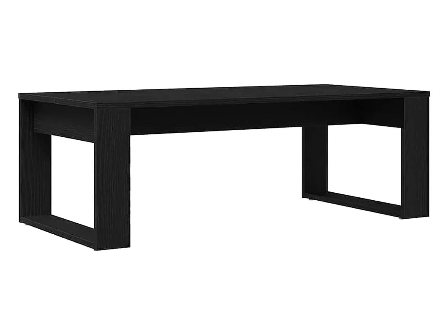 Best Mesa de centro | Mesa de apoio | Mesa de Café Carvalho 102x50x35 cm Madeira processada Preto