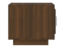 Mesa De Centro* Mesa de centro | Mesa de apoio 51x50x45 cm derivados de madeira carvalho Castanho