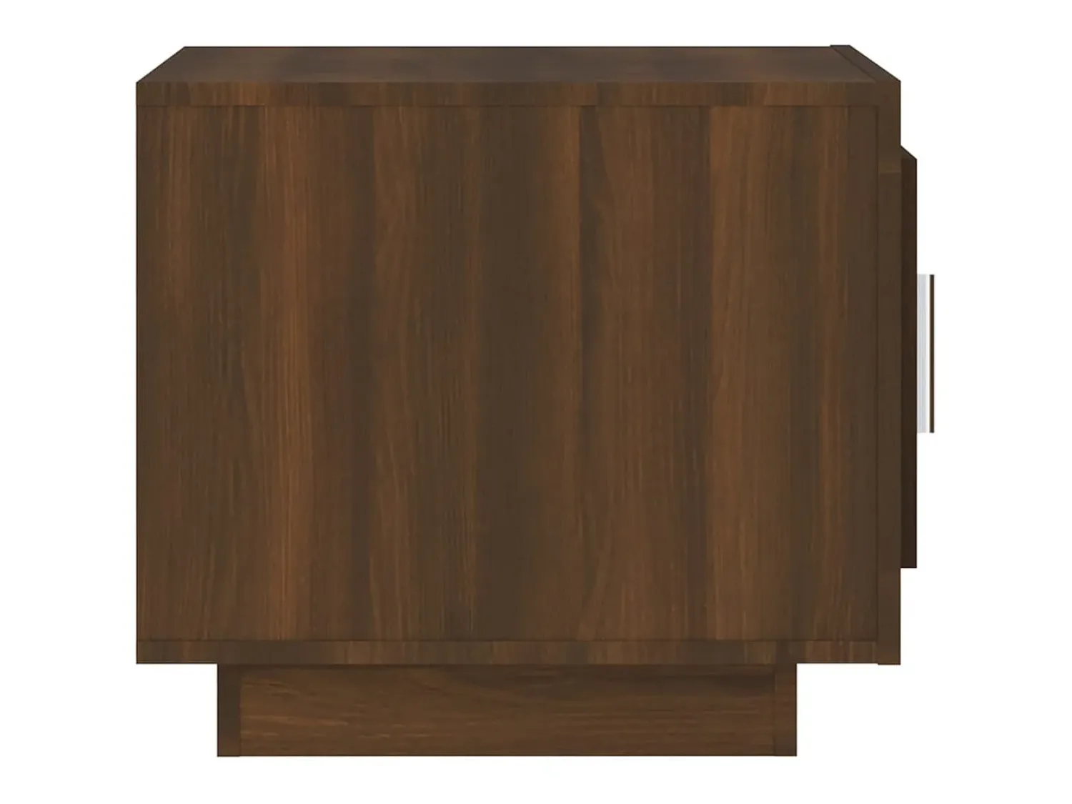 Mesa De Centro* Mesa de centro | Mesa de apoio 51x50x45 cm derivados de madeira carvalho Castanho