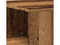 Sale Mesa de centro | Mesa de apoio 90x67x33 cm derivados de madeira madeira velha Castanho