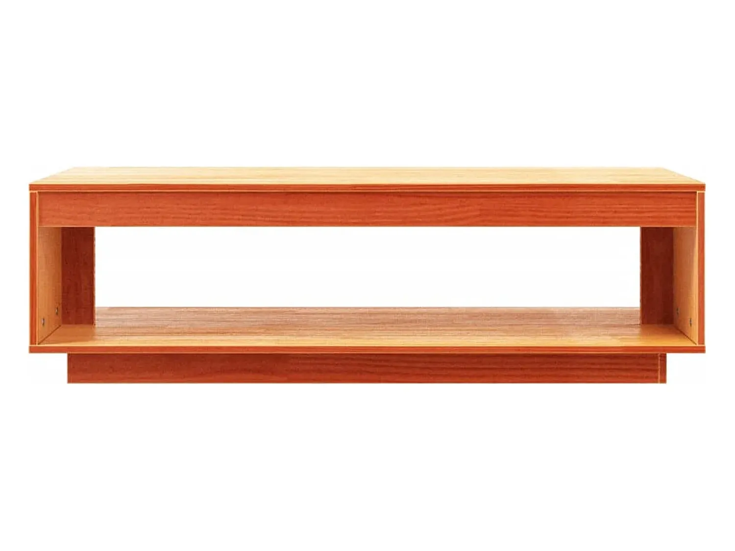 Mesa De Centro* Mesa de centro | Mesa de apoio 110x50x33.5 cm pinho maciço mel Castanho