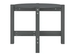 Mesa De Centro* Mesa de centro | Mesa de apoio Ø 62.5x45 cm madeira de pinho maciça Cinzento