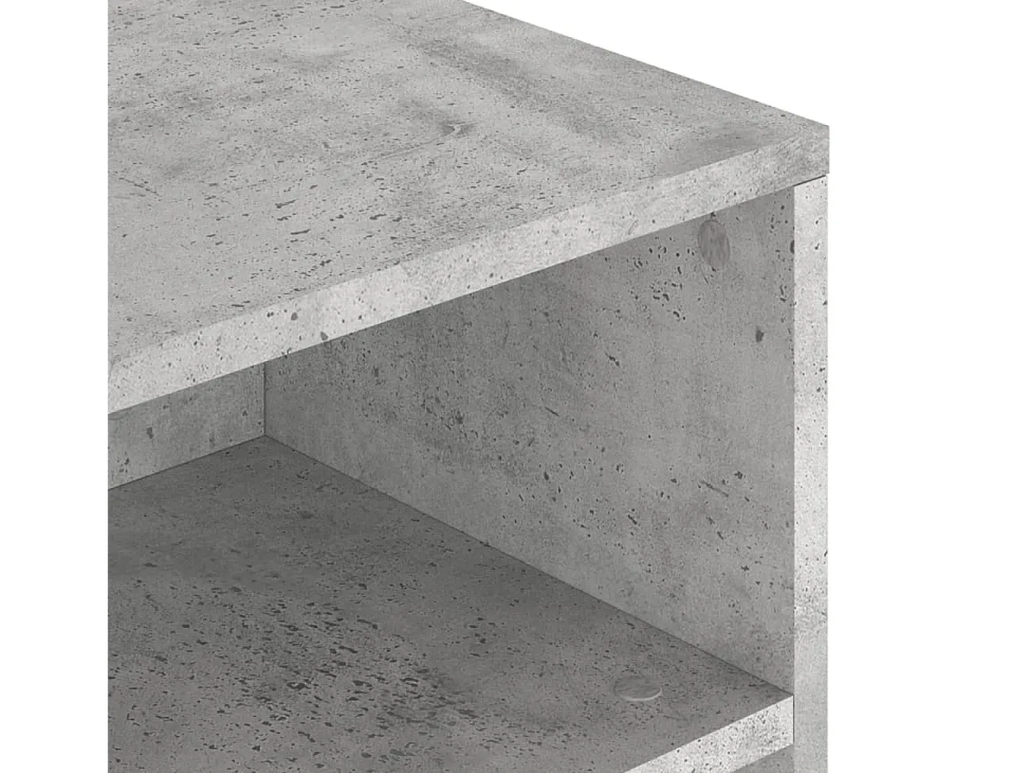 Mesa De Centro* Mesa de centro | Mesa de apoio 90x55x42.5 cm derivados de madeira cinza cimento Cinzento