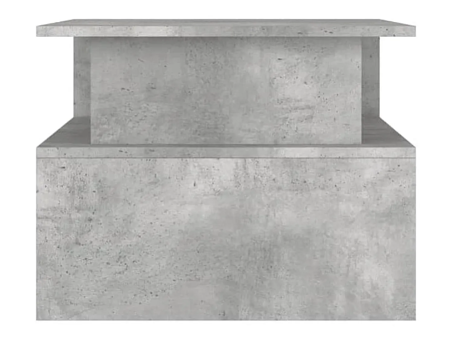 Mesa De Centro* Mesa de centro | Mesa de apoio 90x55x42.5 cm derivados de madeira cinza cimento Cinzento
