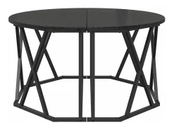 Discount Mesa de centro | Mesa de apoio Carvalho 80x80x42 cm Preto