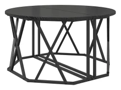 Discount Mesa de centro | Mesa de apoio Carvalho 80x80x42 cm Preto