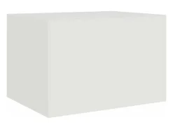Mesa De Centro| Mesa de centro | Mesa de apoio 67x50x44 cm aço Branco