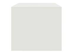 Mesa De Centro| Mesa de centro | Mesa de apoio 67x50x44 cm aço Branco