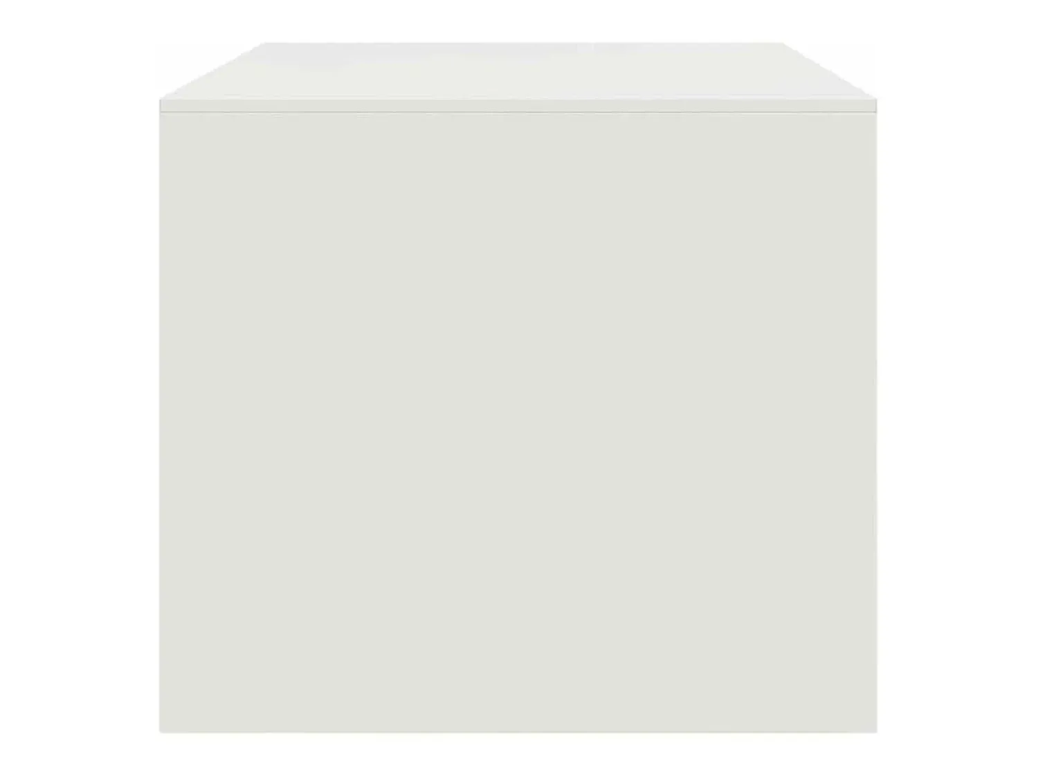 Mesa De Centro| Mesa de centro | Mesa de apoio 67x50x44 cm aço Branco