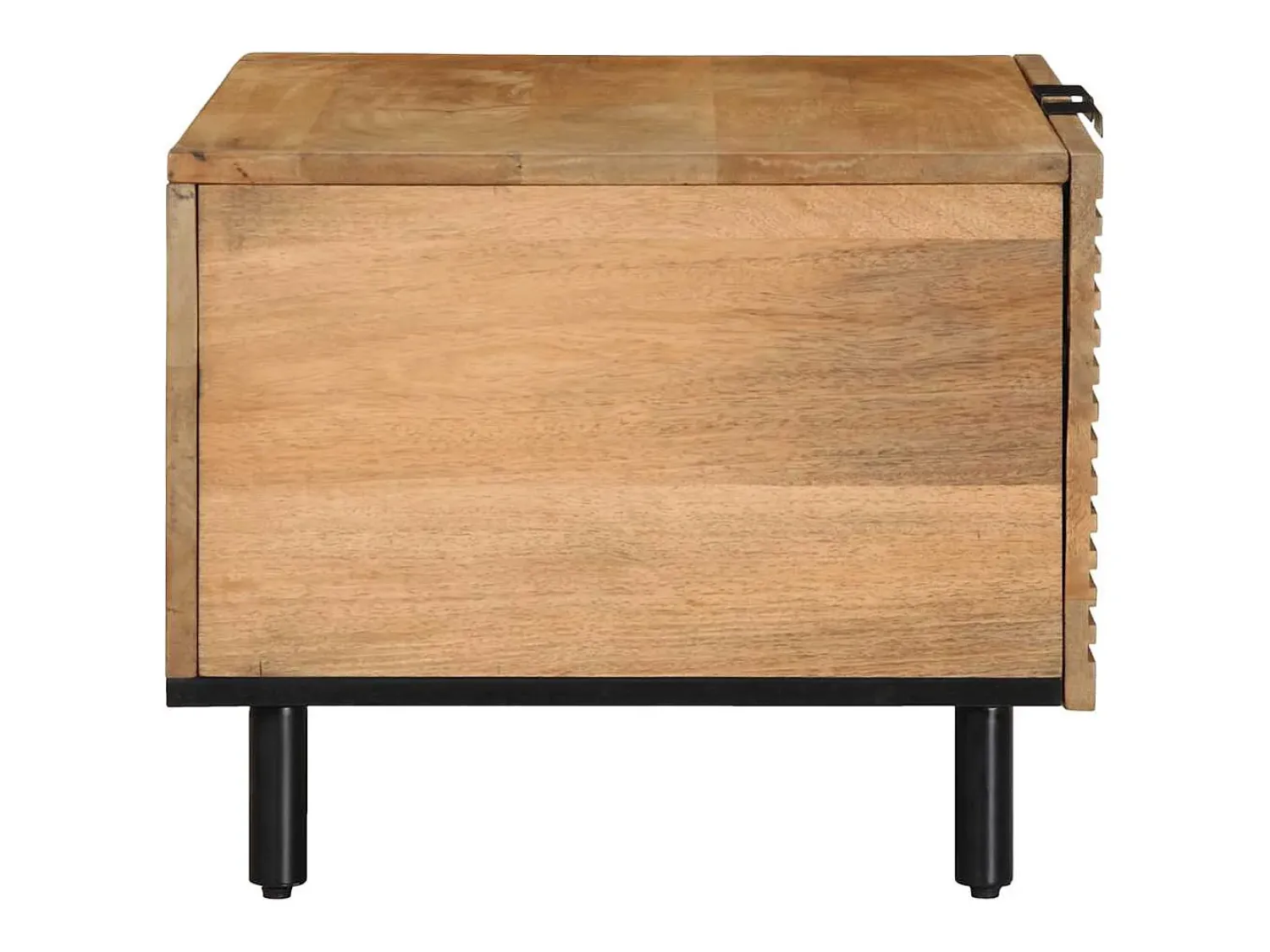 Mesa De Centro* Mesa de centro | Mesa de apoio 80x50x40 cm madeira de mangueira maciça Castanho
