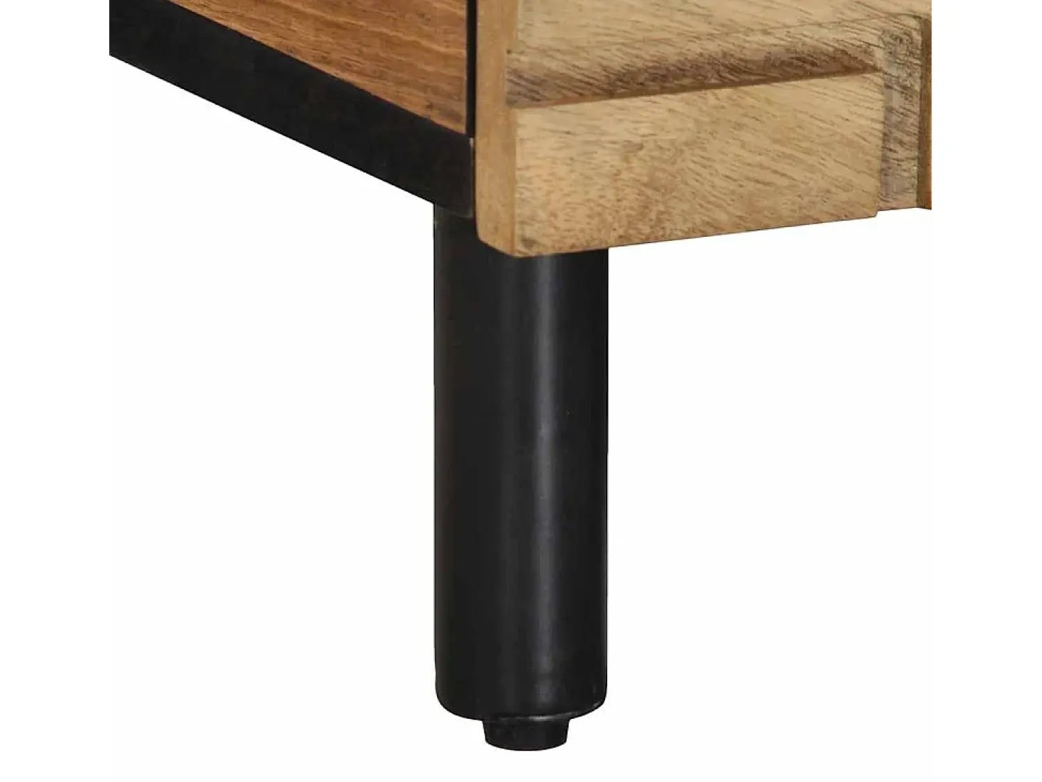 Mesa De Centro* Mesa de centro | Mesa de apoio 80x50x40 cm madeira de mangueira maciça Castanho