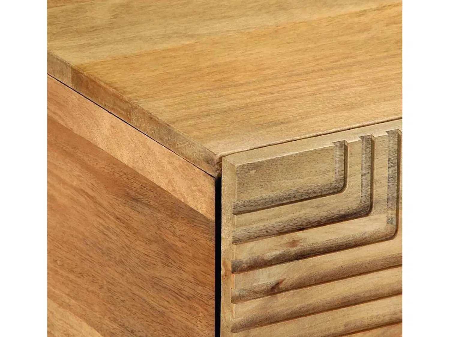 Mesa De Centro* Mesa de centro | Mesa de apoio 80x50x40 cm madeira de mangueira maciça Castanho