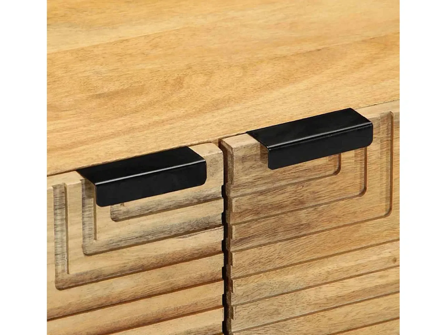 Mesa De Centro* Mesa de centro | Mesa de apoio 80x50x40 cm madeira de mangueira maciça Castanho