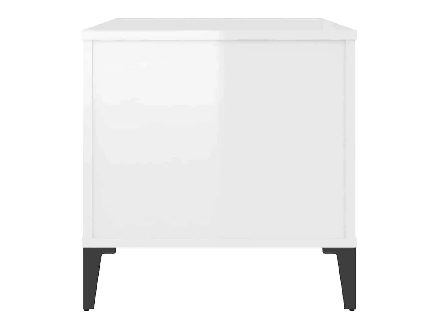 Mesa de centro | Mesa de apoio 90x44.5x45 cm derivados de madeira brilhante^ Mesa De Centro