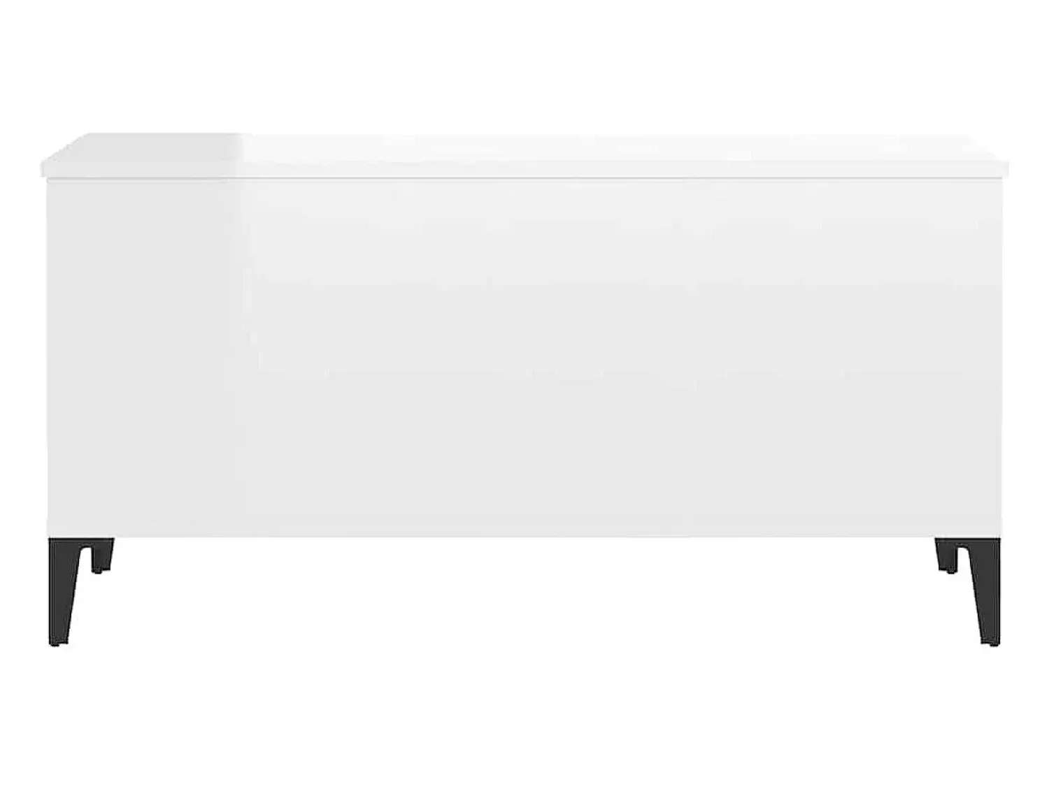 Mesa de centro | Mesa de apoio 90x44.5x45 cm derivados de madeira brilhante^ Mesa De Centro