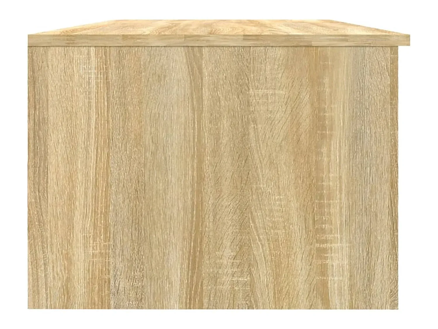 Mesa De Centro* Mesa de centro | Mesa de apoio 102x50x36 madeira processada carvalho sonoma Castanho